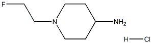 1-(2-Fluoroethyl)piperidin-4-amine hydrochloride Structure