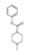 4-METHYL-PIPERAZINE-1-CARBOXYLIC ACID PHENYL ESTER Structure