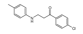 1-(4-chlorophenyl)-3-(p-tolylamino)propan-1-one Structure