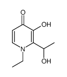 1-ethyl-2-(1-hydroxyethyl)-3-hydroxypyridin-4-one Structure