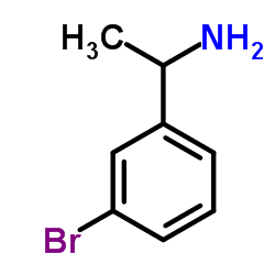 1-(3-Bromophenyl)ethanamine structure