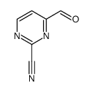 2-Pyrimidinecarbonitrile, 4-formyl- (9CI)结构式