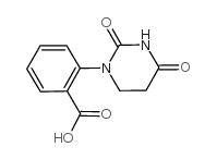 2-(2,4-dioxo-1,3-diazinan-1-yl)benzoic acid structure