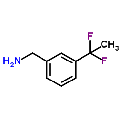 1-[3-(1,1-Difluoroethyl)phenyl]methanamine picture