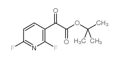 2-(2,6-二氟-3-吡啶基)-2-氧乙酸叔丁酯结构式