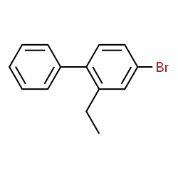 4-Bromo-2-ethylbiphenyl structure