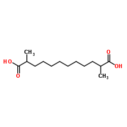 2,11-Dimethyldodecanedioic acid Structure