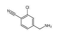 4-(aminomethyl)-2-chlorobenzonitrile结构式