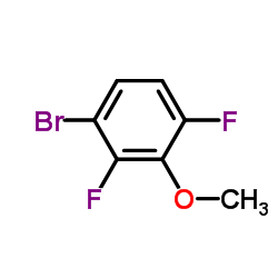 1-Bromo-2,4-difluoro-3-methoxybenzene结构式