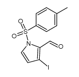 3-iodo-1-tosyl-1H-indole-2-carbaldehyde Structure