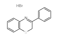 2H-1,4-Benzothiazine,3-phenyl-, hydrobromide (1:1) Structure