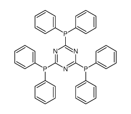 [4,6-bis(diphenylphosphanyl)-1,3,5-triazin-2-yl]-diphenylphosphane结构式