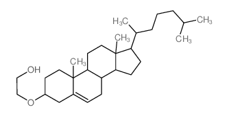 Ethanol, 2-[(3b)-cholest-5-en-3-yloxy]-结构式