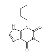 1-methyl-3-butylxanthine结构式