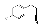 BENZENEPROPANENITRILE, 4-CHLORO- Structure