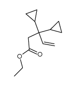 ethyl 3,3-dicyclopropylpent-4-enoate Structure