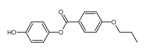 4-hydroxy-4'-[(p-propoxy)benzoyloxy]phenyl结构式