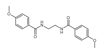 N,N'-1,2-ethanediylbis(4-methoxybenzamide) Structure