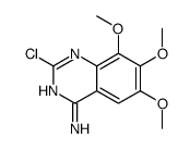 2-氯-6,7,8-三甲氧基-4-喹唑啉胺结构式