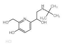 Pirbuterol hydrochloride structure