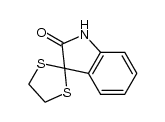 Spiro[3H-indole-3,2'-[1,3]dithiolan]-2(1H)-one Structure