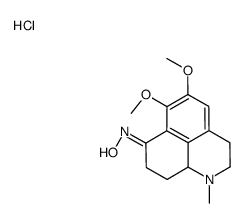 (NE)-N-(5,6-dimethoxy-1-methyl-3,8,9,9a-tetrahydro-2H-benzo[de]quinolin-7-ylidene)hydroxylamine,hydrochloride结构式