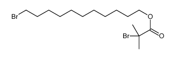 11-bromoundecyl 2-bromo-2-methylpropanoate结构式