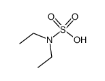 N,N-diethylamino-sulfonic acid Structure