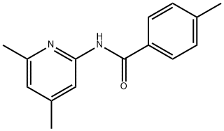 n-(4,6-dimethyl-2-pyridinyl)-4-methyl-benzamide Structure