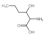 2-amino-3-hydroxy-hexanoic acid结构式