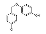 4-[(4-chlorophenyl)methoxy]phenol结构式