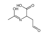 Butanoic acid, 2-(acetylamino)-4-oxo- (9CI) Structure