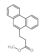 methyl 3-phenanthren-9-ylpropanoate structure