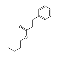 S-butyl 3-phenylpropanethioate结构式