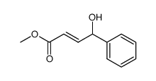 methyl 4-hydroxy-4-phenyl-(E)-but-2-enoate Structure