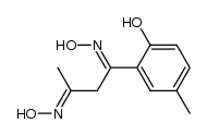 1-(2-hydroxy-3,5-dimethylphenyl)butane-1,3-dione dioxime Structure