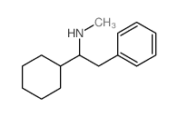 Benzeneethanamine, a-cyclohexyl-N-methyl-结构式