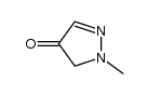 1-methyl-2-pyrazolinone结构式