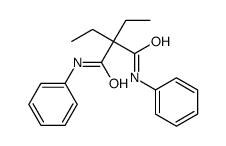 2,2-diethyl-N,N'-diphenylpropanediamide结构式