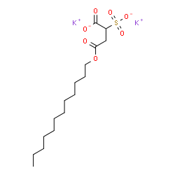 dipotassium 1(or 4)-dodecyl 2-sulphonatosuccinate Structure