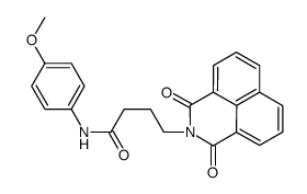 4-(1,3-dioxobenzo[de]isoquinolin-2-yl)-N-(4-methoxyphenyl)butanamide Structure