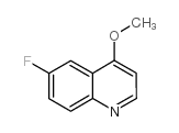 6-氟-4-甲氧基喹啉结构式