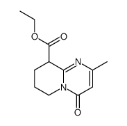 2-methyl-4-oxo-6,7,8,9-tetrahydro-4H-pyrido[1,2-a]pyrimidine-9-carboxylic acid ethyl ester结构式