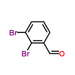 2,3-DIBROMOBENZALDEHYDE Structure