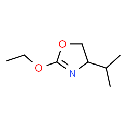 Oxazole, 2-ethoxy-4,5-dihydro-4-(1-methylethyl)- (9CI) structure