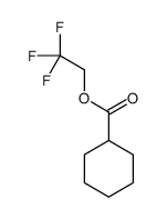 2,2,2-trifluoroethyl cyclohexanecarboxylate结构式