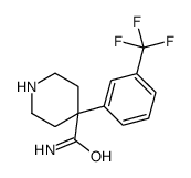 4-[3-(trifluoromethyl)phenyl]piperidine-4-carboxamide Structure