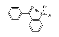 2-(tribromo-λ4-selanyl)-benzophenone结构式