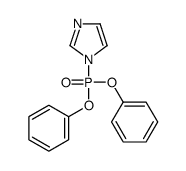 1-diphenoxyphosphorylimidazole结构式