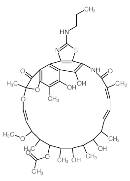 ANSAMYCIN: RIFAMYCIN DERIV Structure